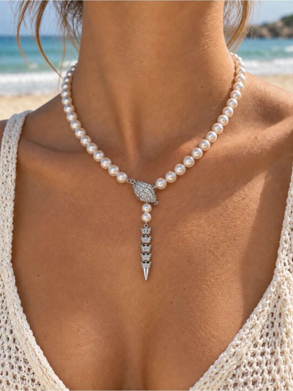 Evette Serpent Necklace